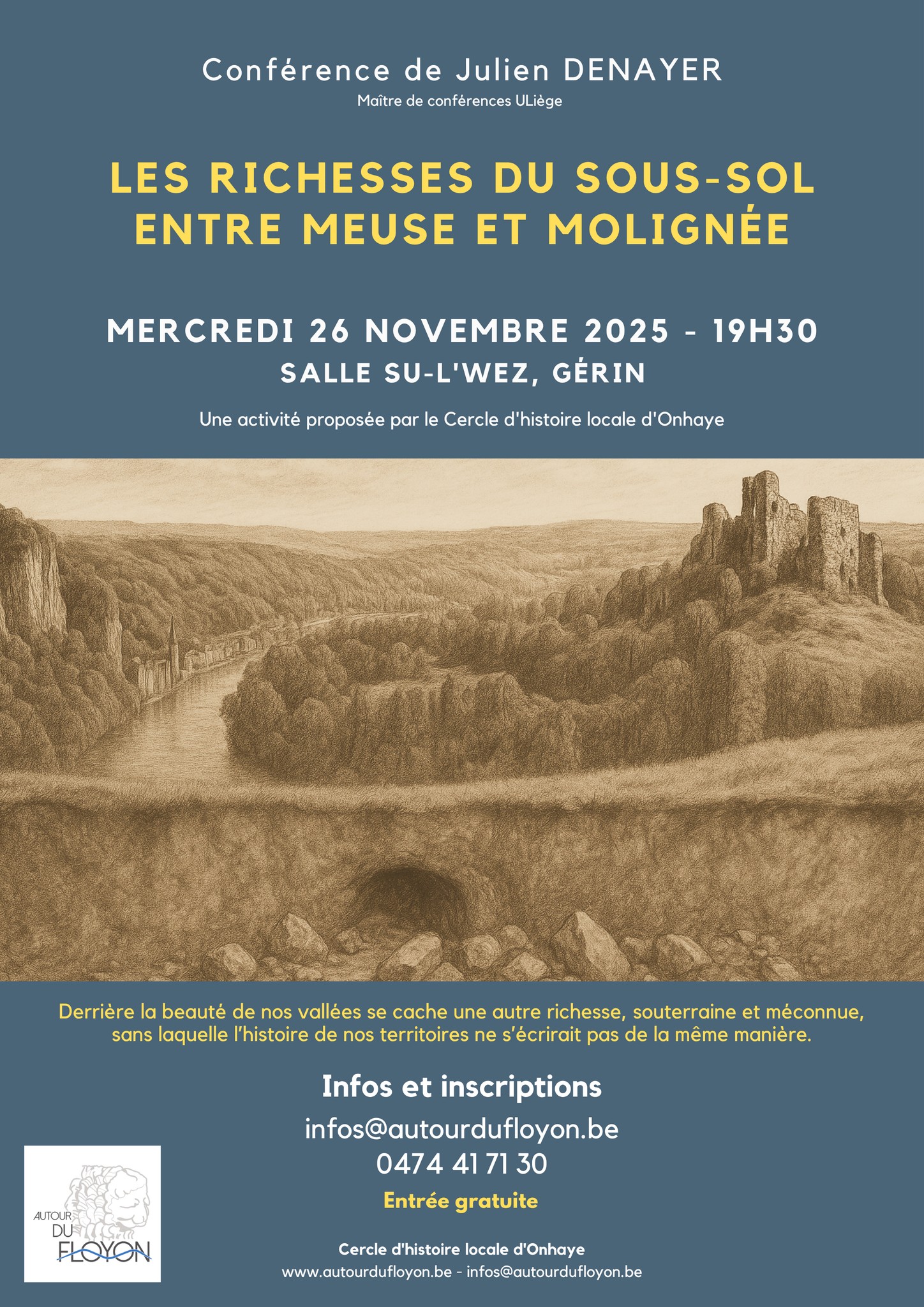 Visuel d’archive de la conférence sur les richesses du sous-sol.